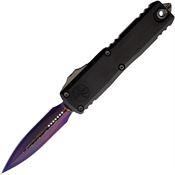 Microtech 123216MS3 Auto UTX-85 Gen IV OTF Double Edge Dagger Black Aluminum Handle