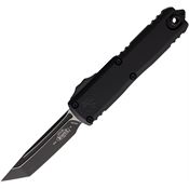 Microtech 123341T Auto UTX-85 Gen IV OTF Two-Tone Tanto Black Aluminum Handle