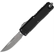 Microtech 1231410AP Auto UTX-85 Gen IV OTF Apocalyptic Black Aluminum Handle