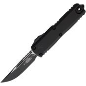Microtech 123141T Auto UTX-85 Gen IV OTF Two-Tone Black Aluminum Handle