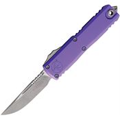 Microtech 1231410APPU Auto UTX-85 Gen IV OTF Apocalyptic Purple Aluminum Handle