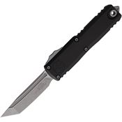 Microtech 1233410AP Auto UTX-85 Gen IV OTF Apocalyptic Tanto Black Aluminum Handle