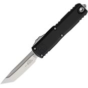 Microtech 1233410 Auto UTX-85 Gen IV OTF Stonewash Tanto Black Aluminum Handle