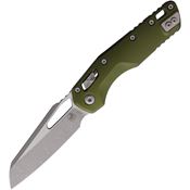 Microtech 21010APOD MSI Ram-Lok Apocalyptic Sheepsfoot OD Green Aluminum Handle