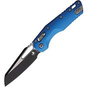 Microtech 2101BL MSI Ram-Lok Two-Tone Sheepsfoot Blue Aluminum Handle