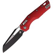 Microtech 2101RD MSI Ram-Lok Two-Tone Sheepsfoot Red Aluminum Handle