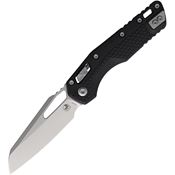 Microtech 210T10PMBKA5 MSI Ram-Lok Stonewash Sheepsfoot Black Tri-Grip polymer Handle