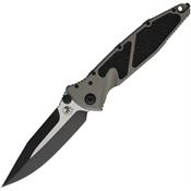 Microtech 1601NCSS Socom Elite Linerlock Two-Tone Gray Aluminum Handle