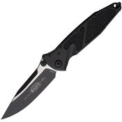 Microtech 1601AP Socom Elite Linerlock Apocalyptic Black Aluminum Handle