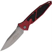 Microtech 16010APMR Socom Elite Linerlock Apocalyptic Merlot Aluminum Handle