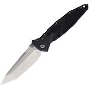 Microtech 16110 Socom Elite Linerlock Stonewash Black Aluminum Handle