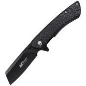 Mtech A2029BK Black Oxide Sheepsfoot Linerlock Knife A/O Black Handle
