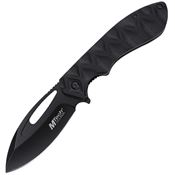 Mtech A2028BK Black Oxide Linerlock Knife A/O Black G10 Handle