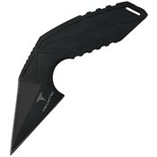 Takumitak 3S07 Void Black Oxide Spear Point Fixed Blade Knife Black Stainless Handle