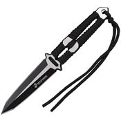 USMC FIX3012BK Two-Tone Tanto Fixed Blade Knife Black Cord Handle