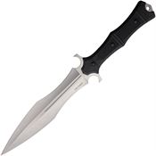 Tac Force FIX3001SL Satin Fixed Blade Knife Black Black Nylon Handle