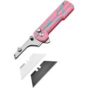 Oknife U1ULTRAZP Otacle U1 Ultra Button Lock Knife Zombie Pink Aluminum Handle