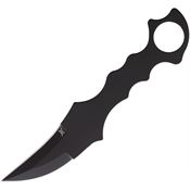 Stroup AFBLKCER Arctic Fox Black Cerakote Fixed Blade Knife Black Cerakote Handle