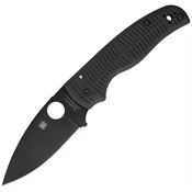 Spyderco 229GMCBKP Shaman Salt Black DLC MagnaCut Compression Lock Knife Black G10 Handle
