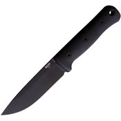 Reiff F511BBLGBLKA F5 Gen 2 Black DLC Saber MagnaCut Drop Point Fixed Blade Knife Blk G10 Handle
