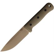 Reiff F511DODGBLKA F5 Gen 2 Darl Earth PVD Saber MagnaCut Drop Point Fixed Blade Knife OD Green G10 Handle