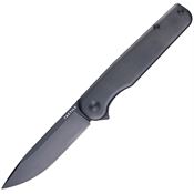 Tactile Knife RWMCDTD Rockwall Black DLC MagnaCut Drop Point Linerlock Knife Black Titanium Handle