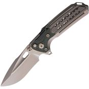 Reate 221 Terminator 6000 MagnaCut Framelock Knife Bead Blast Titanium Handle