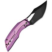 Artisan 1887GBPU Dark Wing Framelock Knife Purple