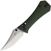 Auxiliary 004GRN Pocket Bowie Crossbar Lock Knife