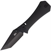 Auxiliary 005BLK Coffin Crossbar Lock Knife Blk Tan