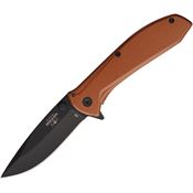 Bear & Son 112ACR Framelock Knife Assist Open Copper