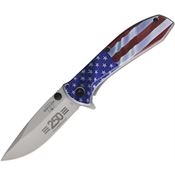 Bear & Son U112AUSA Framelock Knife Assist Open 250th