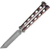 Bear & Son 114TCV Butterfly Tanto Copper Vein