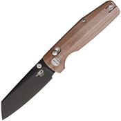Bestech G43E Slasher Axis Lock Natural