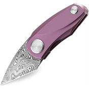 Bestech T1913H Tulip Framelock Knife Damasteel Ppl