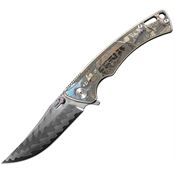 CH 3528 Otoman Framelock Knife Ti