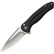 Civivi 240911 Kitefin Button Lock Black Al