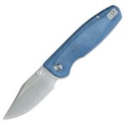 CMB 21A Lucky Linerlock Knife Blue Mic