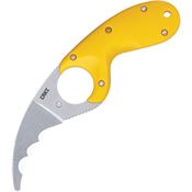 CRKT 2511Y Bear Claw Fixed Blade Knife Yellow