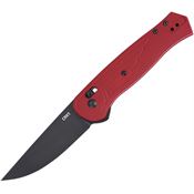 CRKT 7170R Sero Crossbar Lock Knife Red