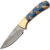 Damascus 1431 Braided Sapphire Skinner