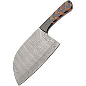 Damascus 1432 Braided Cleaver