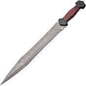 Damascus 5047 Braided Ruby Short Sword
