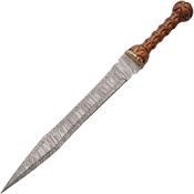 Damascus 5050 Gladius Grooved Sword