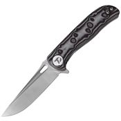 Dreamtech 3898MG Linerlock Knife Micarta Gray