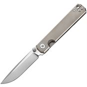 Dreamtech 4193TG Framelock Knife Ti Gray