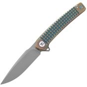 Dreamtech 9613GR Framelock Knife Ti Green