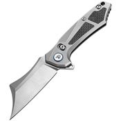 Dreamtech 9409G Crossbar Lock Knife Ti/CF Gray