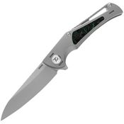 Dreamtech 3386GR Framelock Knife Ti/Green CF