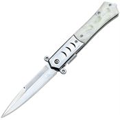 ElitEdge 10A108WP Linerlock Knife Assist Open Faux MOP